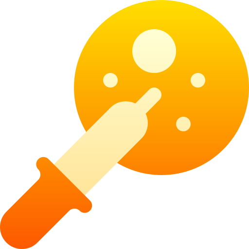 Petri dish Basic Gradient Gradient icon