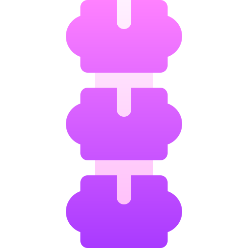 columna vertebral Basic Gradient Gradient icono