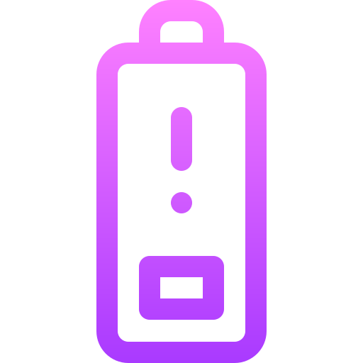 バッテリー Basic Gradient Lineal color icon