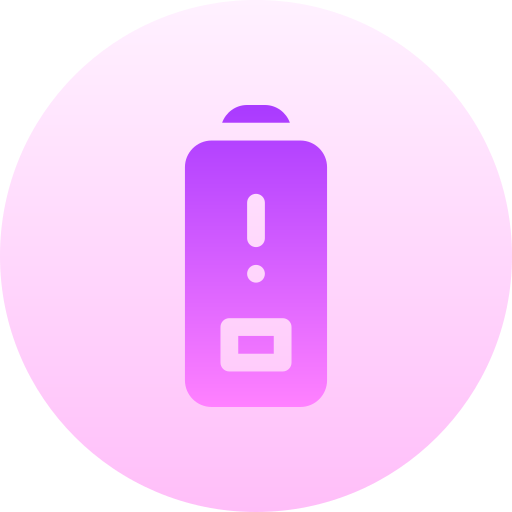 bateria Basic Gradient Circular ikona