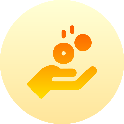 Благотворительная деятельность Basic Gradient Circular иконка
