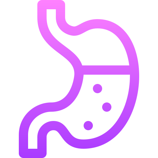 Żołądek Basic Gradient Lineal color ikona