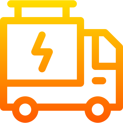 servicio de electricista Basic Gradient Lineal color icono