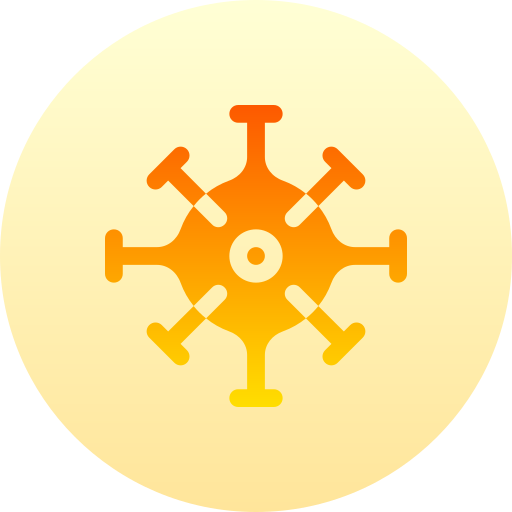 Вирус Basic Gradient Circular иконка