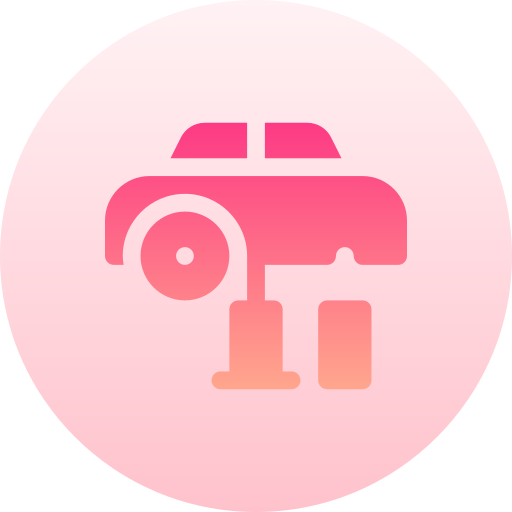 車 Basic Gradient Circular icon