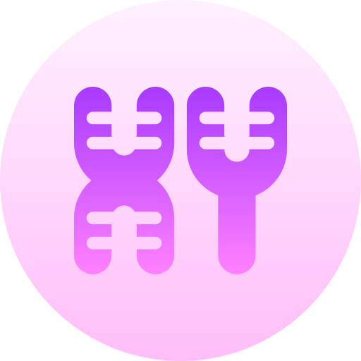 染色体 Basic Gradient Circular icon