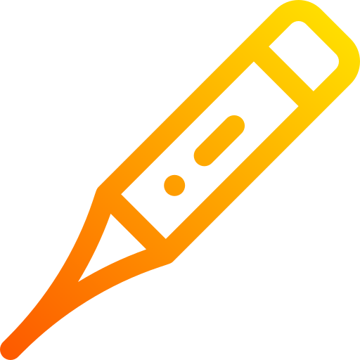 termometr Basic Gradient Lineal color ikona