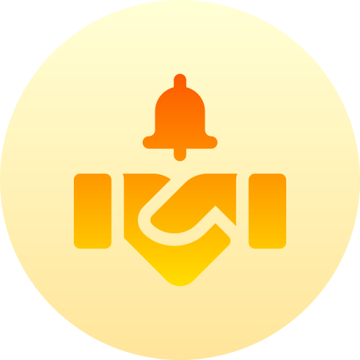 partnerschaft Basic Gradient Circular icon