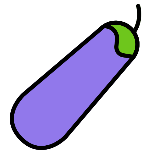 Eggplant Generic Outline Color icon