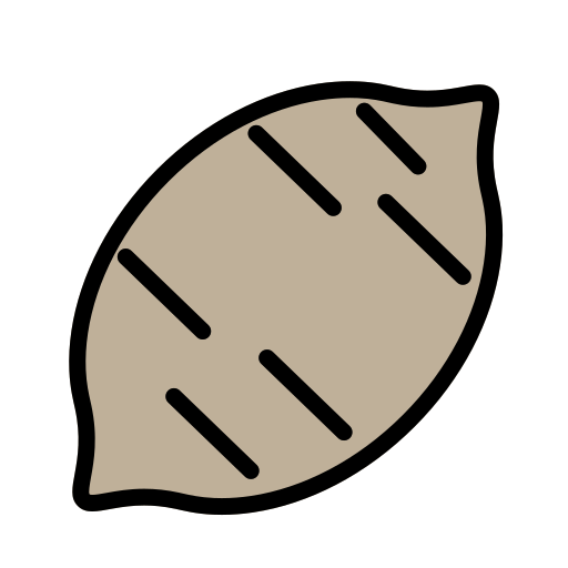 süßkartoffel Generic Outline Color icon