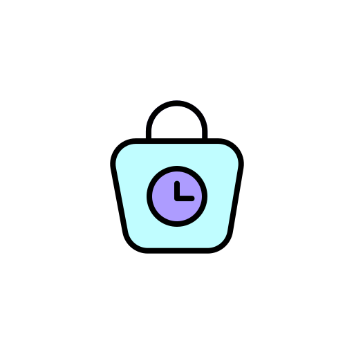 Bag Generic Thin Outline Color icon