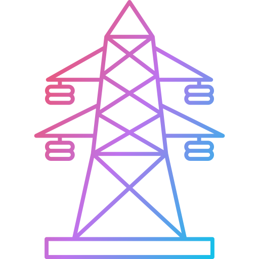 Электрический столб Generic Gradient иконка