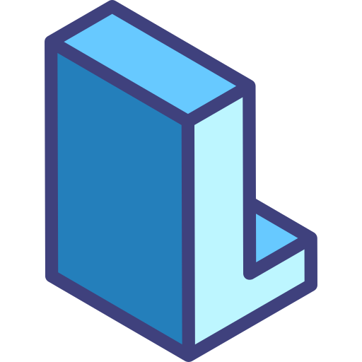 Letter l Generic Blue icon