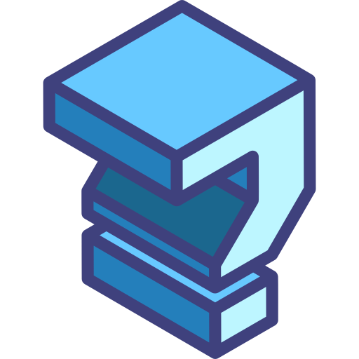 물음표 Generic Blue icon