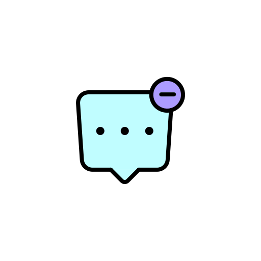 Comment Generic Thin Outline Color icon
