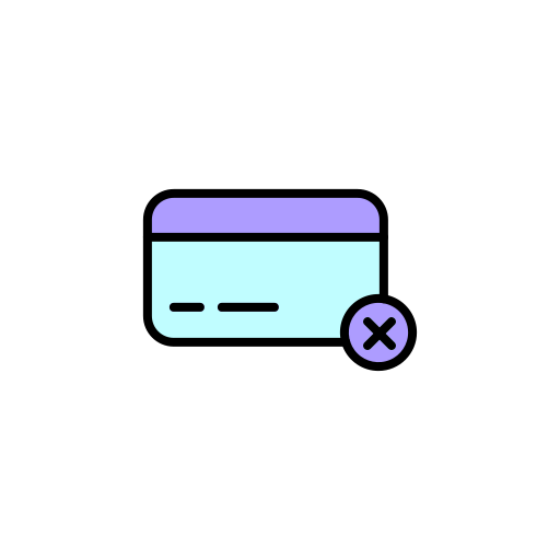 Card Generic Thin Outline Color icon