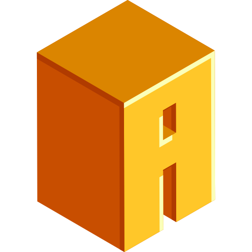 Letter a Generic Isometric icon