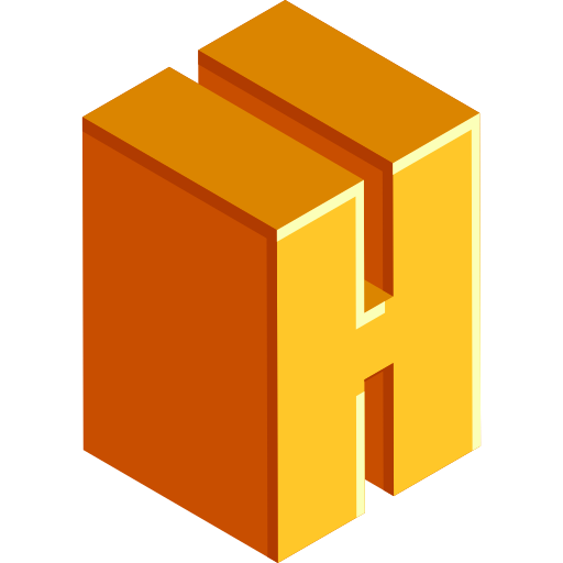 文字h Generic Isometric icon