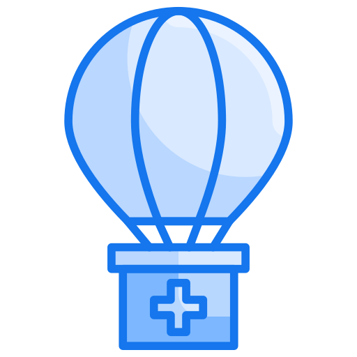 montgolfière Generic Blue Icône