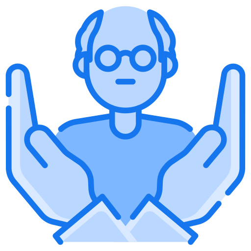 Elderly Generic Blue icon