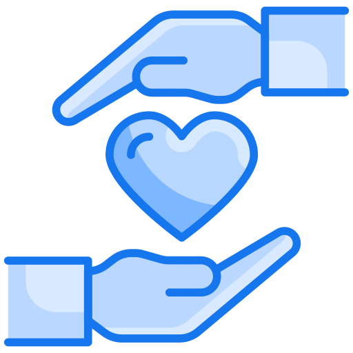Humanitarian help Generic Blue icon