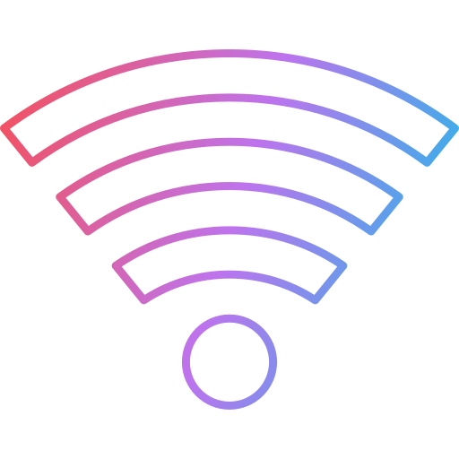 señal wifi Generic Gradient icono