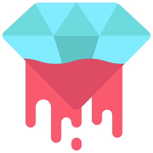 diamant Juicy Fish Flat icon