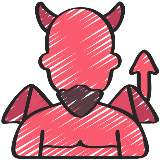 diabeł Juicy Fish Sketchy ikona