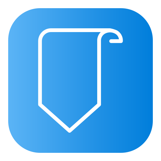 lesezeichen Generic Flat Gradient icon