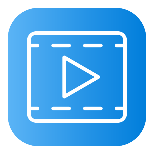 videoanzeige Generic Flat Gradient icon