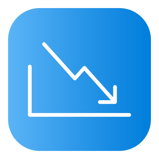 statistieken Generic Flat Gradient icoon