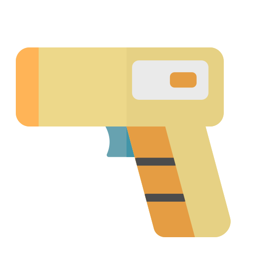 pistola termometro Generic Flat icona
