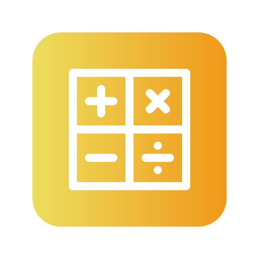kalkulator Generic Flat Gradient ikona