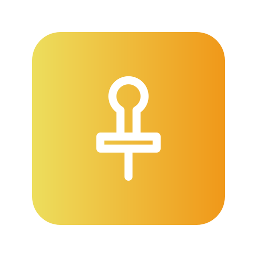 Push pin Generic Flat Gradient icon