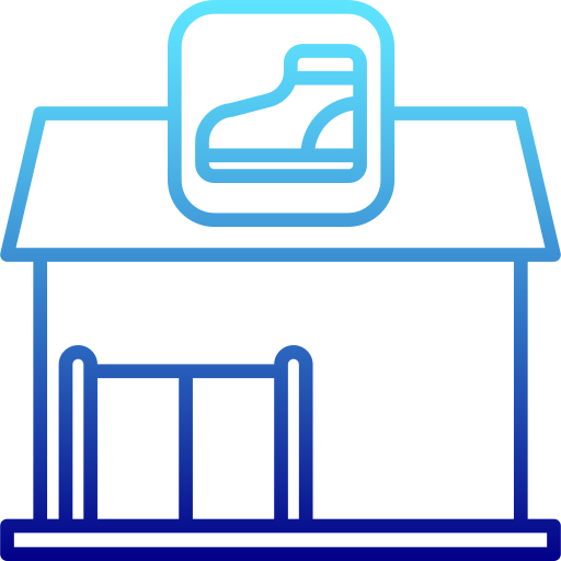 Shoe shop Generic Gradient icon