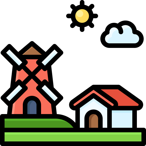rural Generic Outline Color icono