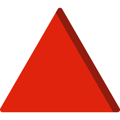 driehoek Special Flat icoon