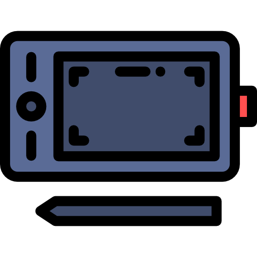 グラフィックタブレット Detailed Rounded Lineal color icon