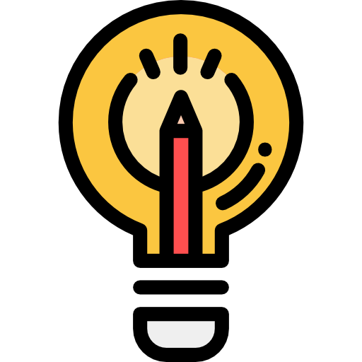 Bulb Detailed Rounded Lineal color icon
