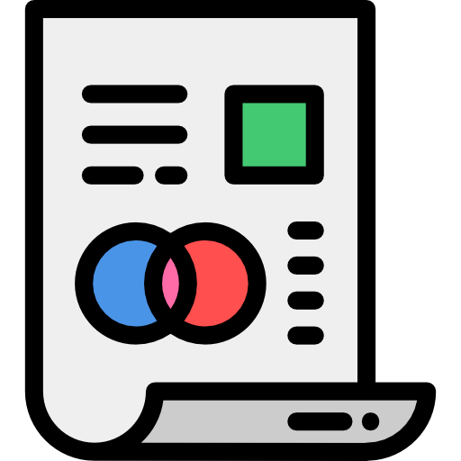 Notes Detailed Rounded Lineal color icon