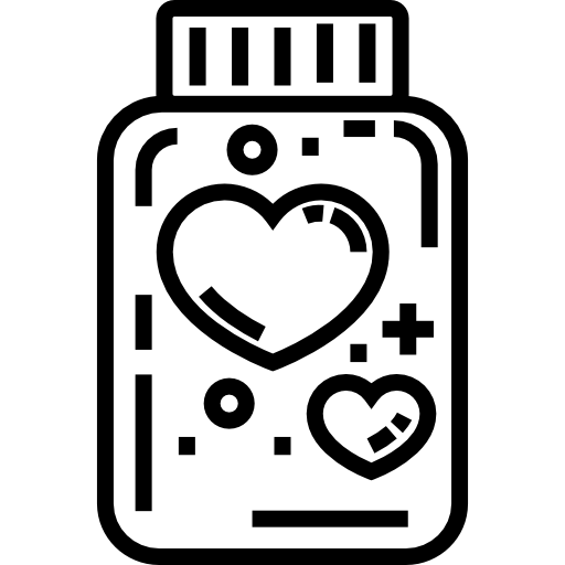 tarro Detailed Straight Lineal icono