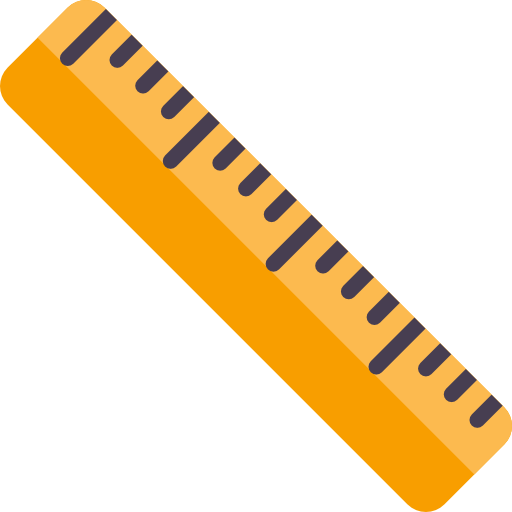Ruler Special Flat icon