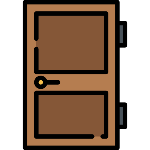 puerta Special Lineal color icono