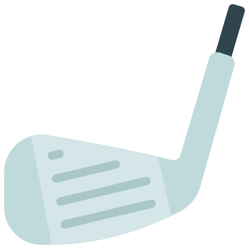 golf club Juicy Fish Flat icoon