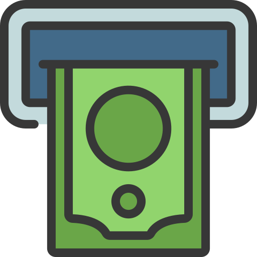Cash withdrawal Juicy Fish Soft-fill icon
