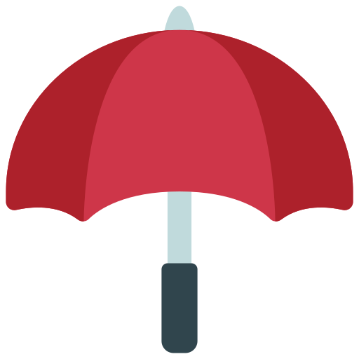 parasol Juicy Fish Flat ikona