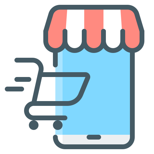 Mobile store Generic Color Omission icon
