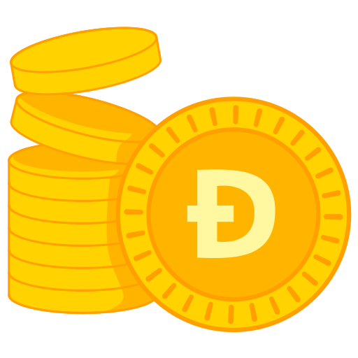 Dogecoin Generic Outline Color icon