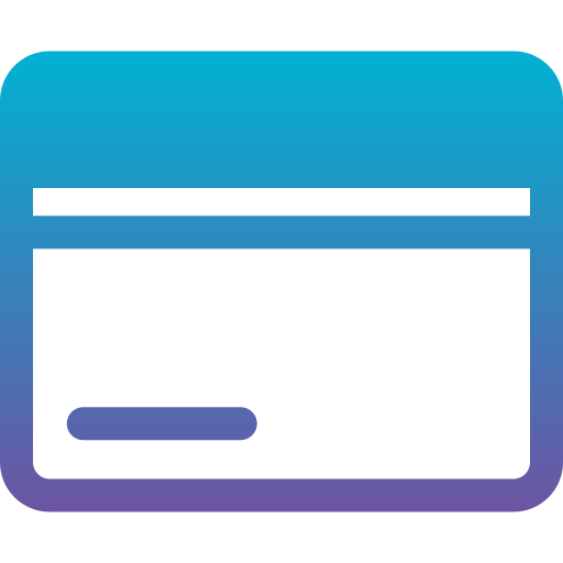 kreditkarte Generic Flat Gradient icon