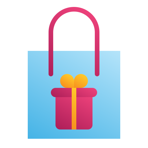 Gift bag Generic Flat Gradient icon